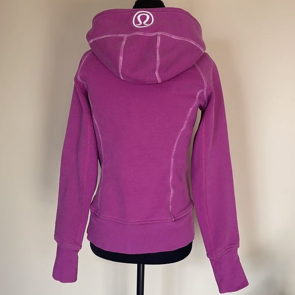LULULEMON Pink/Purple Scuba Full Zip Hoodie Size 6 - Picture 4 of 12
